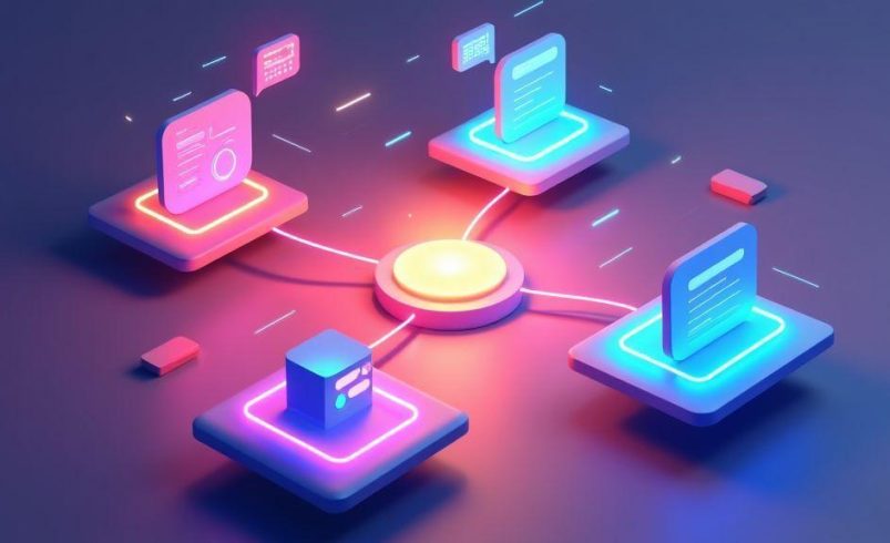 Colaboração em tempo real com cinco apps